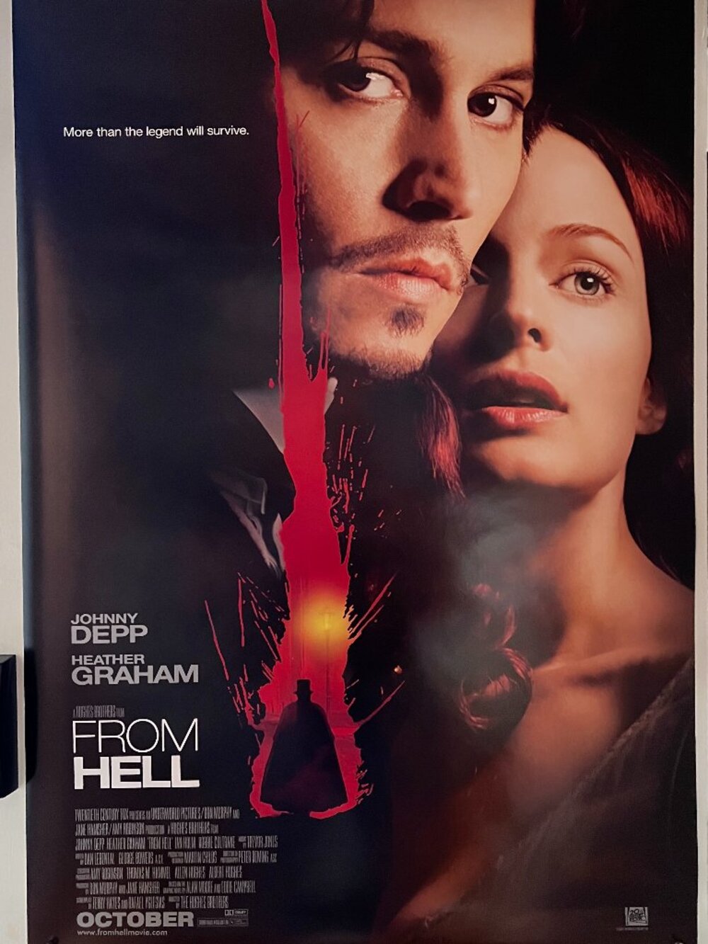 FROM HELL (2001) - ORIGINAL DOUBLE SIDED MOVIE POSTER